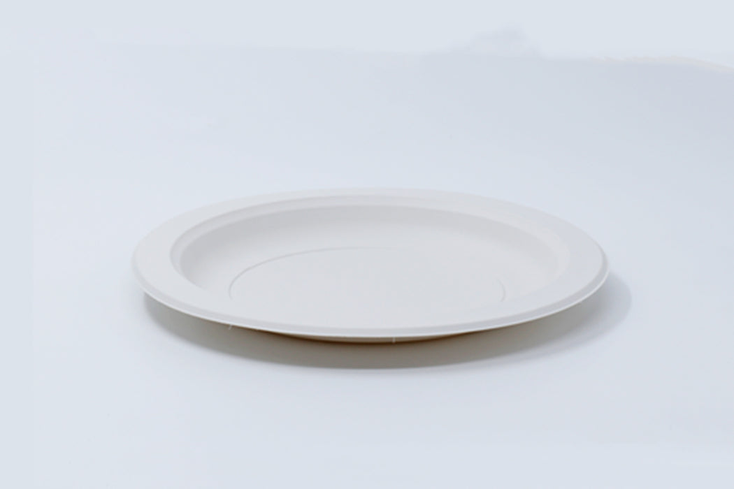 9" Eco Plate (Corn Starch) / エコプレート 9インチ (コーンスターチ製)