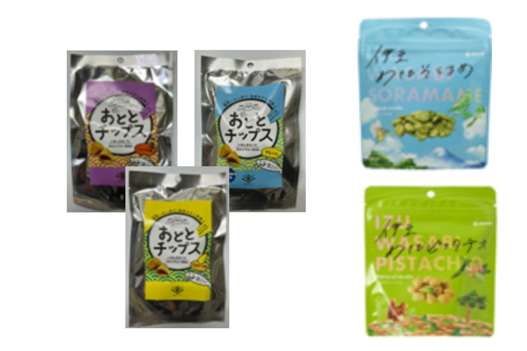 Ototo Chips / Izu Wasabi Pistachio Broad Beans/ 伊豆わさびビスタチオ/ おととチップス