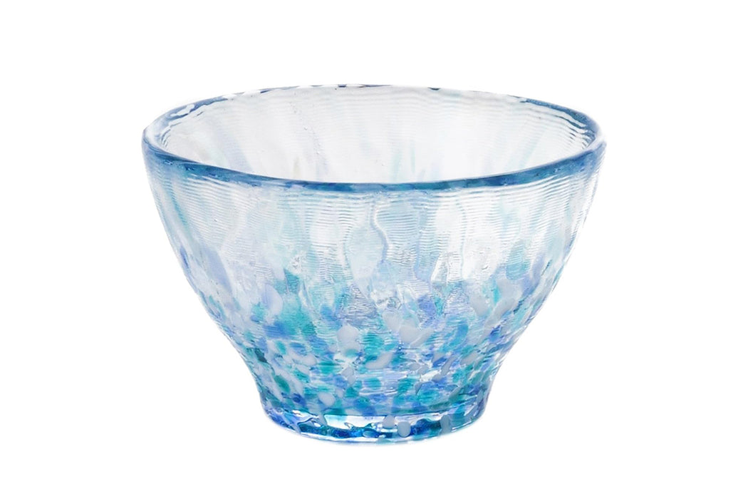 Tsugaru Glass Sake Cup (Ajisai) / 津軽びいどろ 盃コレクション 盃あじさい [F49783-0]