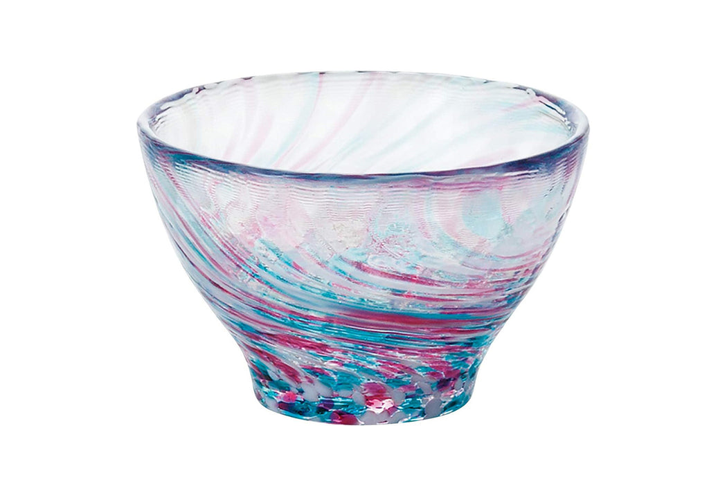 Tsugaru Glass Sake Cup (Harugasumi) / 津軽びいどろ 盃コレクション 盃はるがすみ [F49785-0]