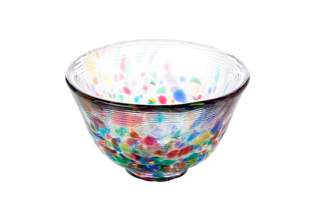 Tsugaru Glass Sake Cup (Nebuta) / 津軽びいどろ 盃コレクション 盃ねぶた流し [F79469-7]