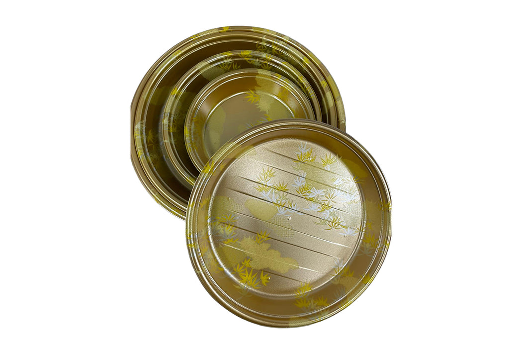 Owari Sushi Tray (Gold 3pax) / 新角桶 3人前 尾張寿司桶