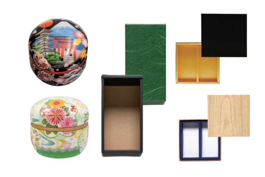 Tea Cans Boxes Labels Packaging / 茶缶（茶筒）
