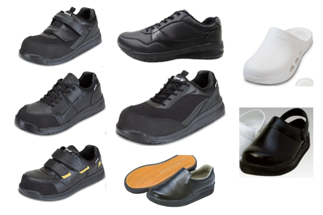 Rubber Cooking Shoes HYPER V Various / 滑らない厨房靴 HyperV